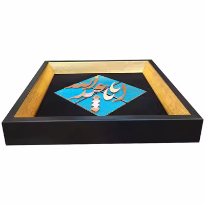 تابلو معرق مس طرح یا اباعبدالله مدل T006بسته 10 عددی