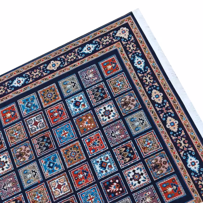 گلیم ماشینی طرح خشتی کد 4763