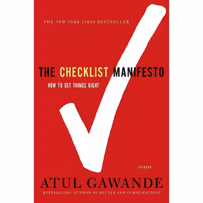 کتاب The Checklist Manifesto اثر Atul Gawande انتشارات Picador