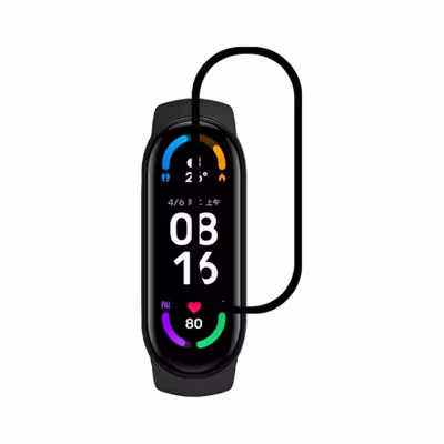 محافظ صفحه نمایش کروکودیل مدل C-PWM مناسب برای ساعت هوشمند شیائومی Mi Band 6 بسته 2 عددی