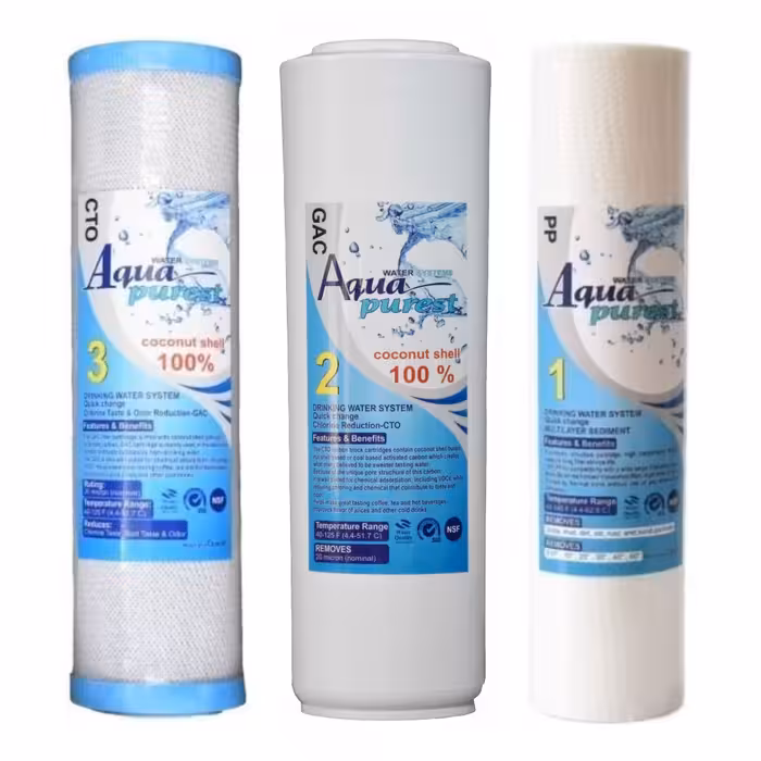 فیلتر تصفیه کننده آب آکوا پیورست مدل SW 300 مجموعه 3 عددی