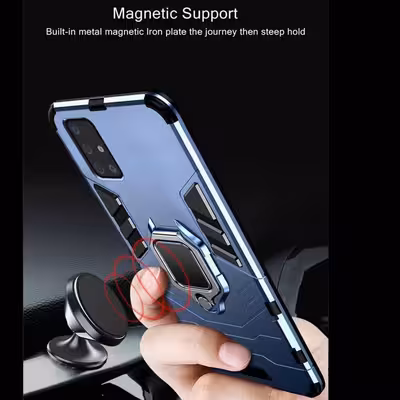 کاور کلاسیک مدل بتمنی کشویی مناسب برای گوشی موبایل سامسونگ GALAXY A33 به همراه پایه نگهدارنده