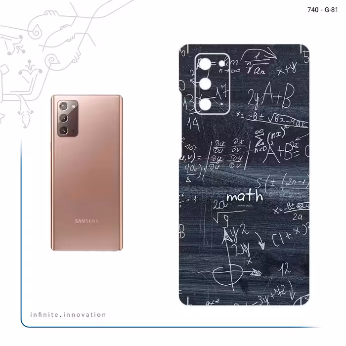 برچسب پوششی ماهوت مدل Mathematical Science مناسب برای گوشی موبایل سامسونگ Galaxy Note 20