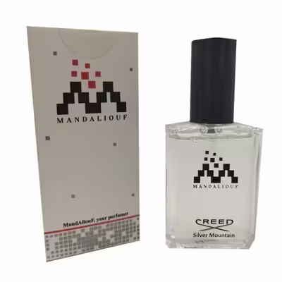 عطر جیبی مردانه مندلیف مدل کرید سیلور مانتین حجم 15 میلی لیتر