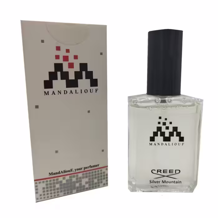 عطر جیبی مردانه مندلیف مدل کرید سیلور مانتین حجم 15 میلی لیتر