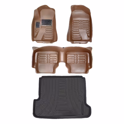    کفپوش پنج بعدی خودرو پانیذ مدل EVA مناسب برای سمند EF7 به همراه کفپوش صندوق