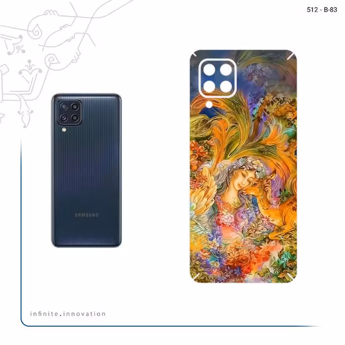 برچسب پوششی ماهوت مدل Persian miniature 3 مناسب برای گوشی موبایل سامسونگ Galaxy M32