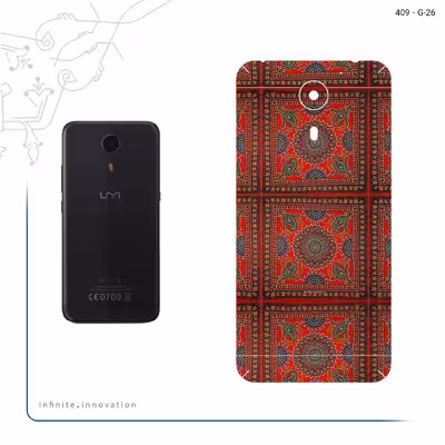 برچسب پوششی ماهوت مدل Embroidered Rug مناسب برای گوشی موبایل یومی Plus