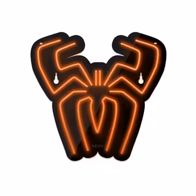 چراغ دیواری نئون دیزاین مدل Spider-BL_ORG