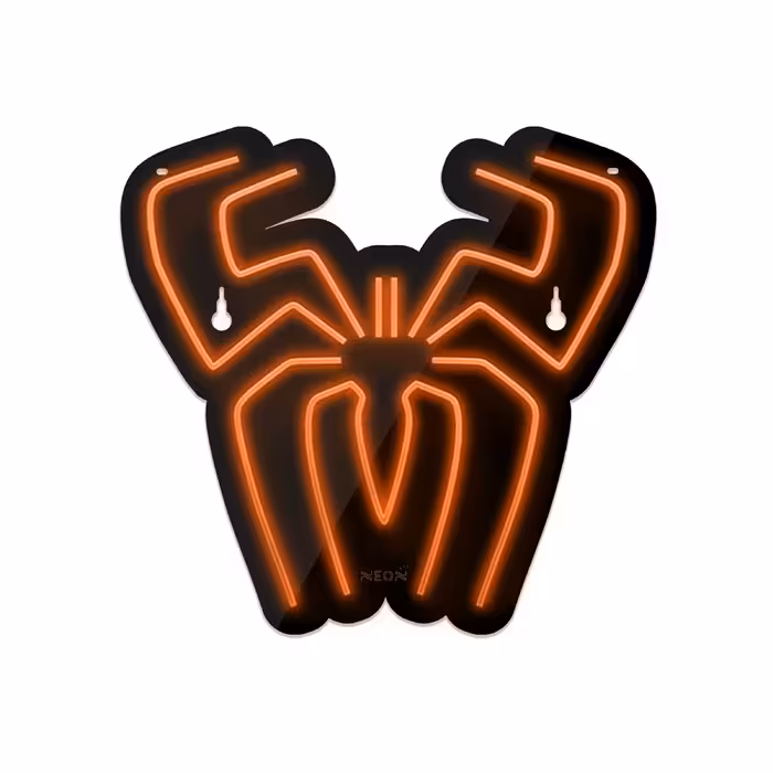 چراغ دیواری نئون دیزاین مدل Spider-BL_ORG