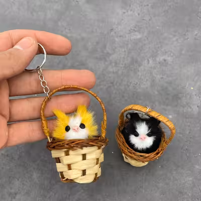 آویز عروسکی مدل حصیری