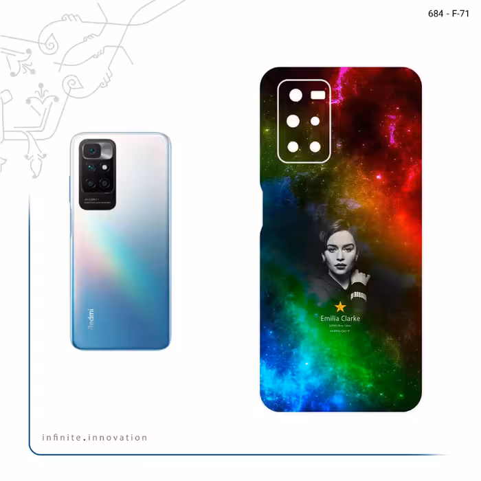 برچسب پوششی ماهوت مدل emilia clarke مناسب برای گوشی موبایل شیائومی Redmi Note 11 4G