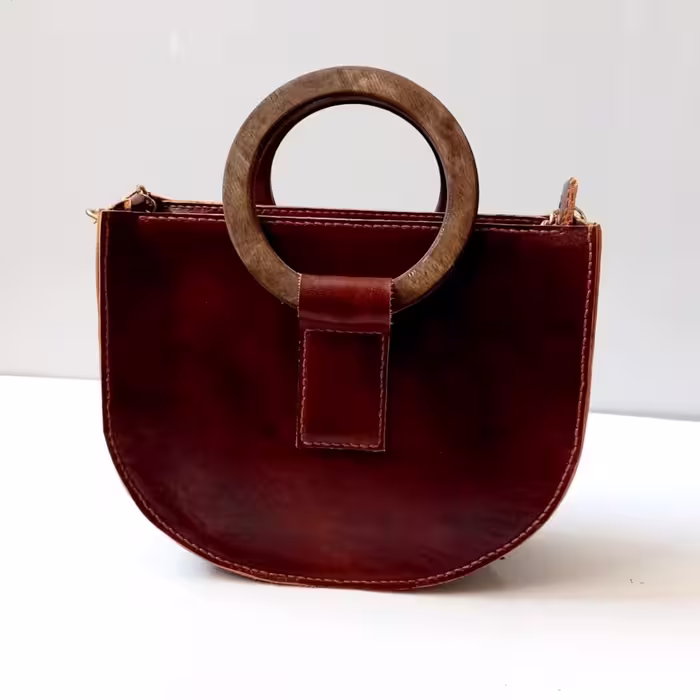 کیف دستی چرمی مدل راش کد  529