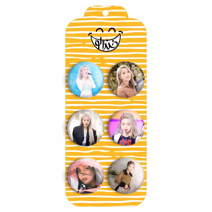 پیکسل خندالو مدل سولار گروه مامامو Mamamoo کد 1118A مجموعه 6 عددی