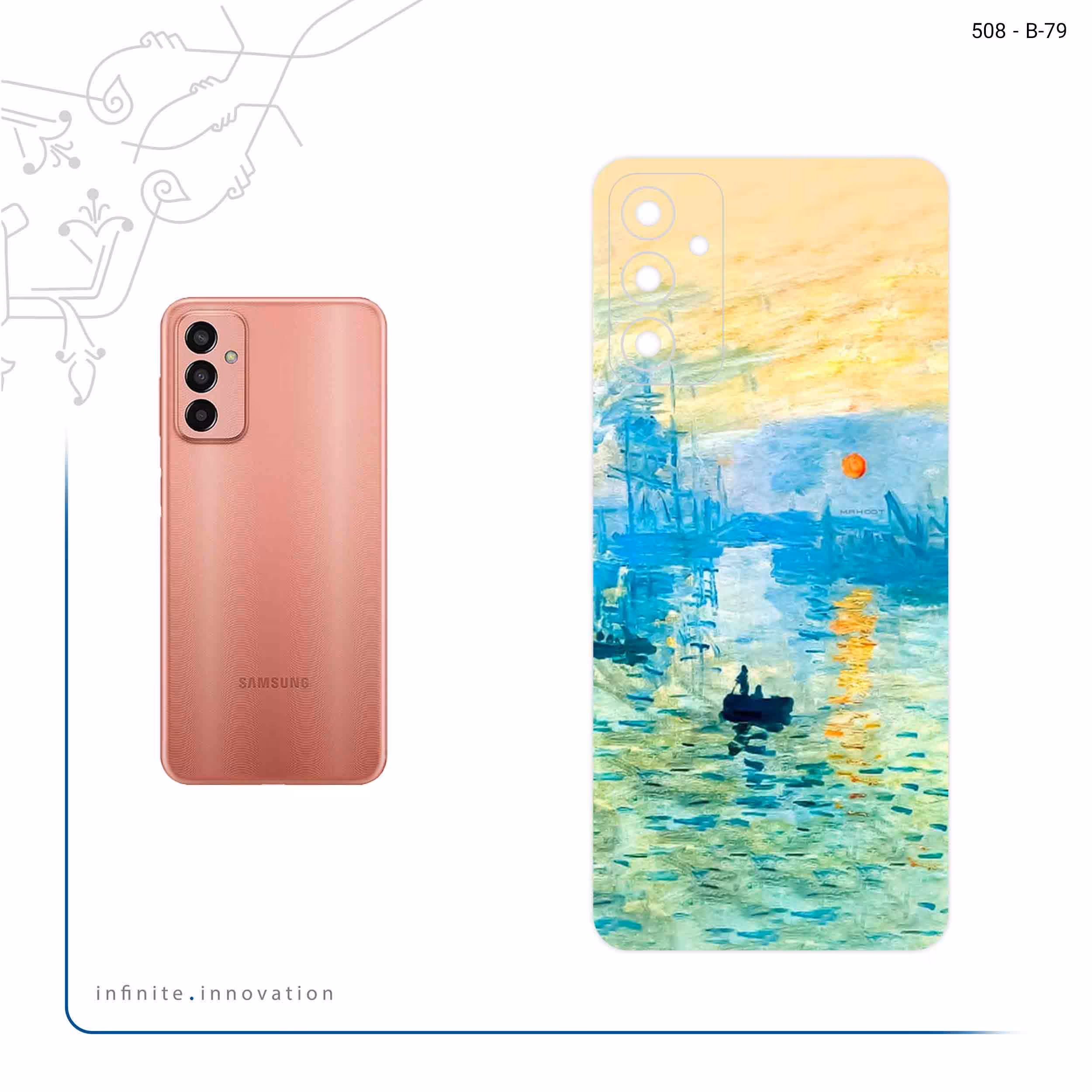 برچسب پوششی ماهوت مدل Impression of Monet مناسب برای گوشی موبایل سامسونگ Galaxy F13