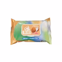 دستمال مرطوب پاکتی پنگوئن با رایحه نارگیل 50 برگی