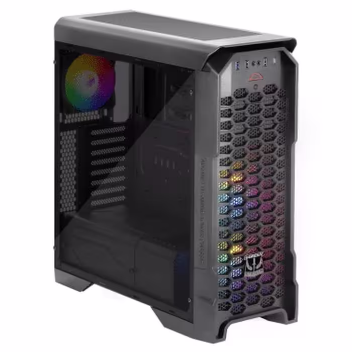 کیس آماده کامپیوتر مخصوص هوش مصنوعی مدل STRIKER با پردازنده RYZEN9 7950X، رم 128 گیگابایت، حافظه 1 ترابایت SSD، کارت گرافیک RTX3090