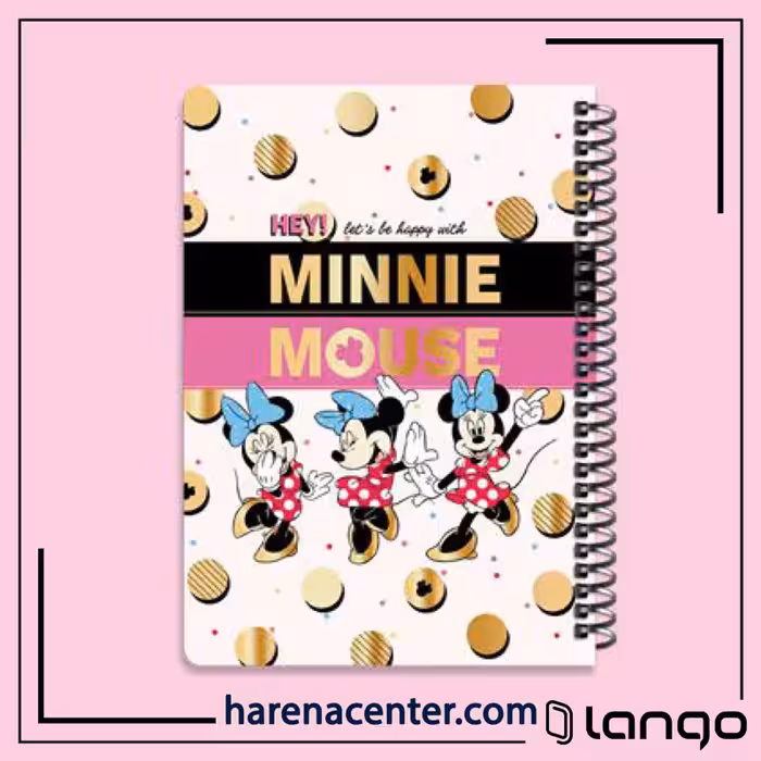دفتر مدرسه طرح MINNIE MOUSE برند لانگو