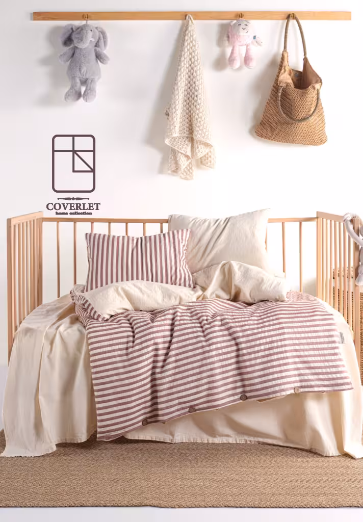 روتختی نوزادی کرم و قرمز کاوری مدل Chance Cherry