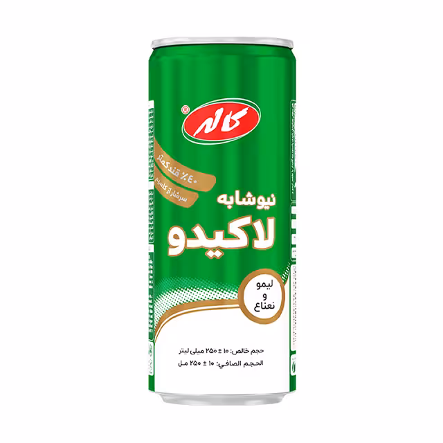 نوشابه لاکیدو با طعم لیمو و نعنا کاله 250 میلی لیتری