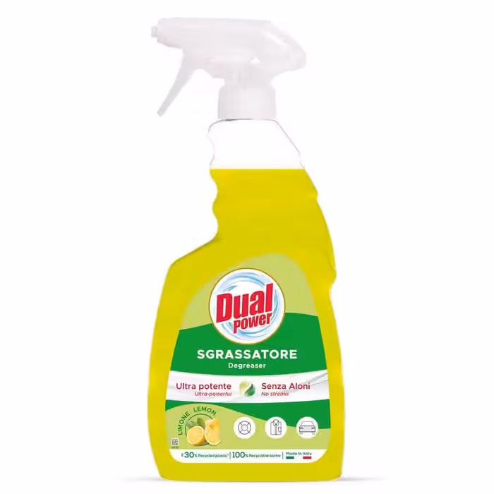 اسپری چربی زدا ایتالیایی دوال پاور Dual Power Lemon با اسانس لیمویی 750 میل