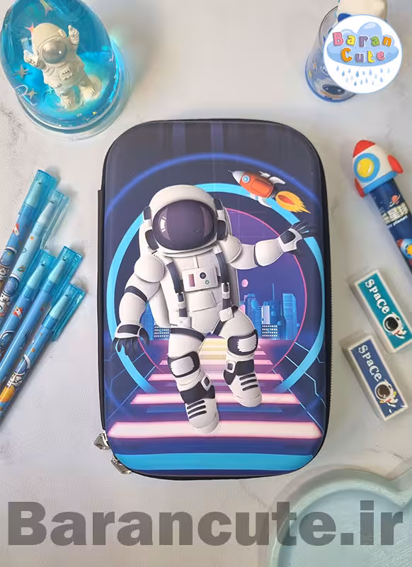 جامدادی کتابی برجسته طرح فضانورد 6