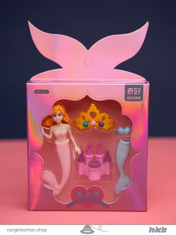 ست پاکن هلوگرامی پری دریایی Mermaid holographic clear set