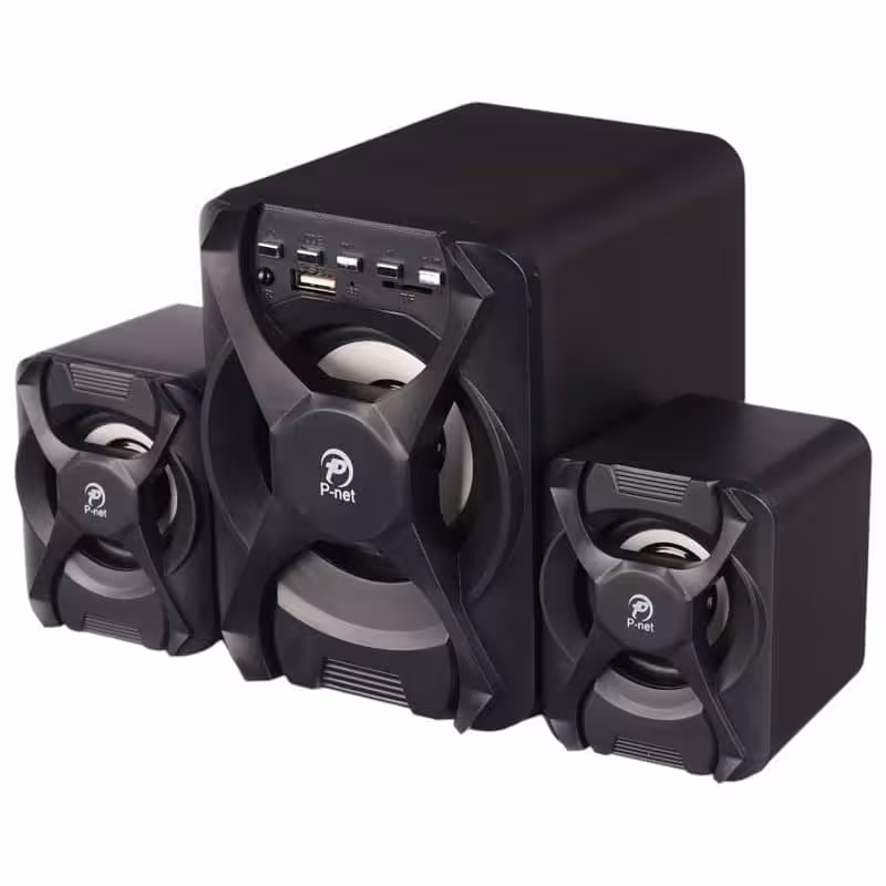 اسپیکر سه تکه P-Net U-2500 ریموت کنترل