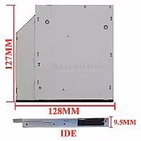 درایو لپ تاپ دی وی دی رایتر IDE Superslim 95mm