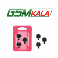 محافظ لنز رینگی اورجینال نگین دار  Samsung Galaxy A35 / A55 - مشکی