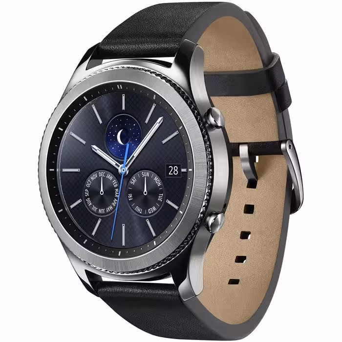 ساعت هوشمند سامسونگ مدل Gear S3 Classic SM-R770 Black Leather