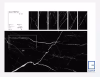 بسلی Agostino Black آگوستینو مشکی 120*60