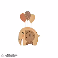 ساعت دیواری کودک طرح فیل بادکنکی