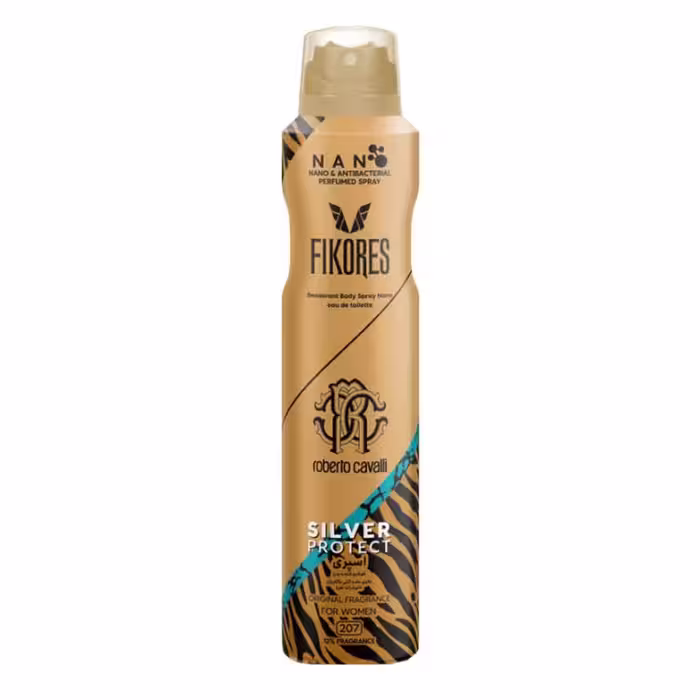 نانو اسپری بدن آنتی باکتریال Roberto Cavalli فیکورس – 200ml