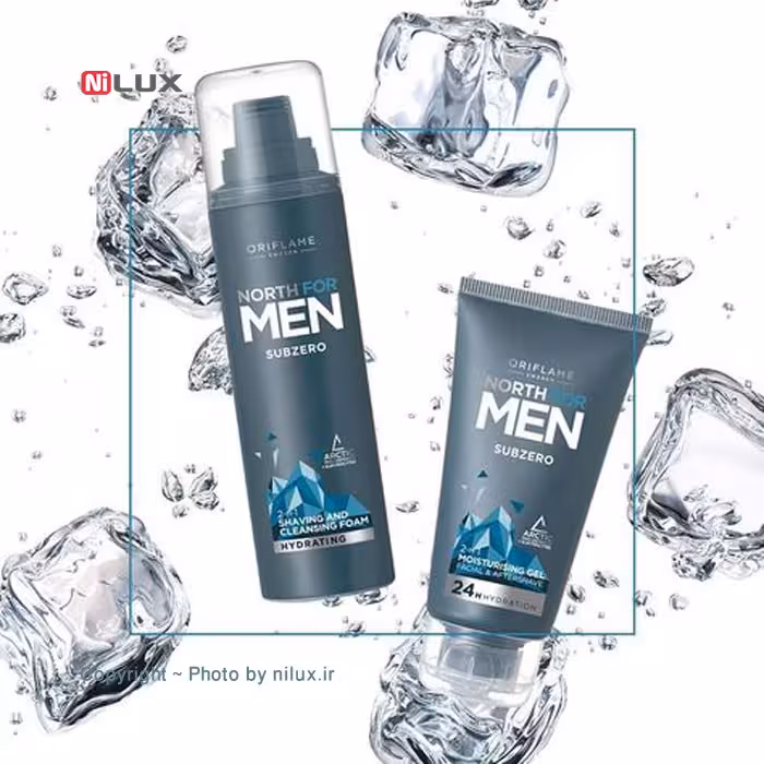 فوم اصلاح اوریف لیم مدل North For Men Subzero حجم 200 میلی لیتر