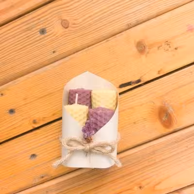 شمع ورق موم عسل چهارتایی