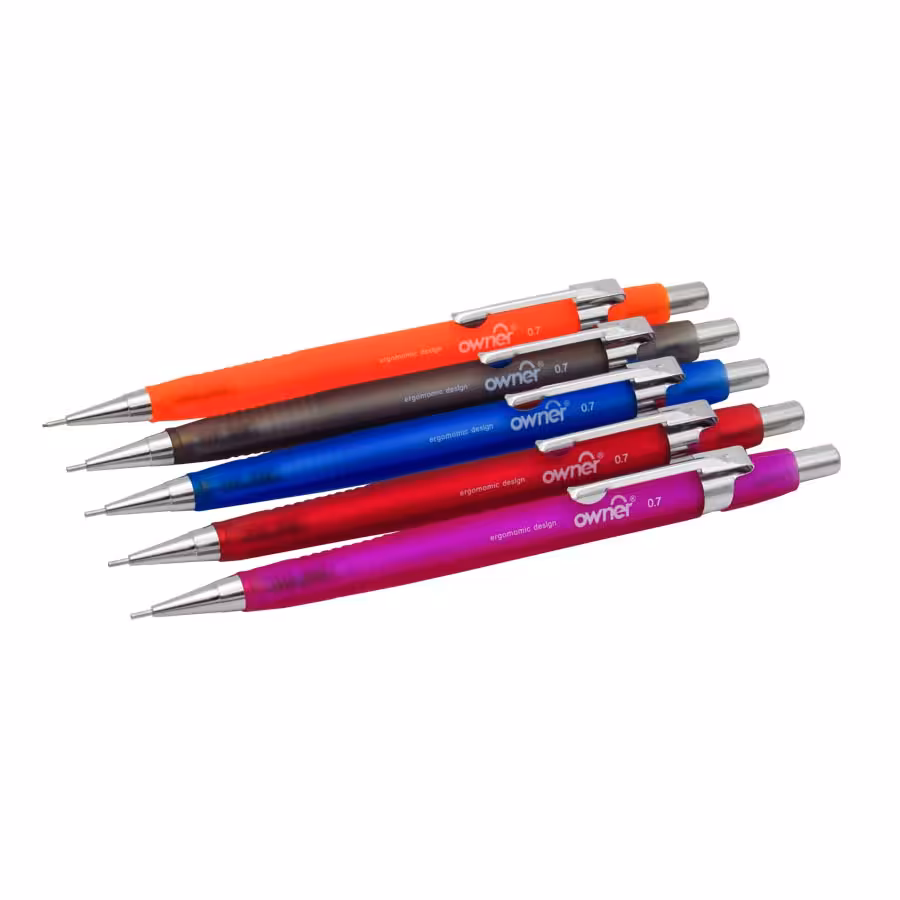 مداد فشاری 0.7 ژله‌ای گریپ دار اونر