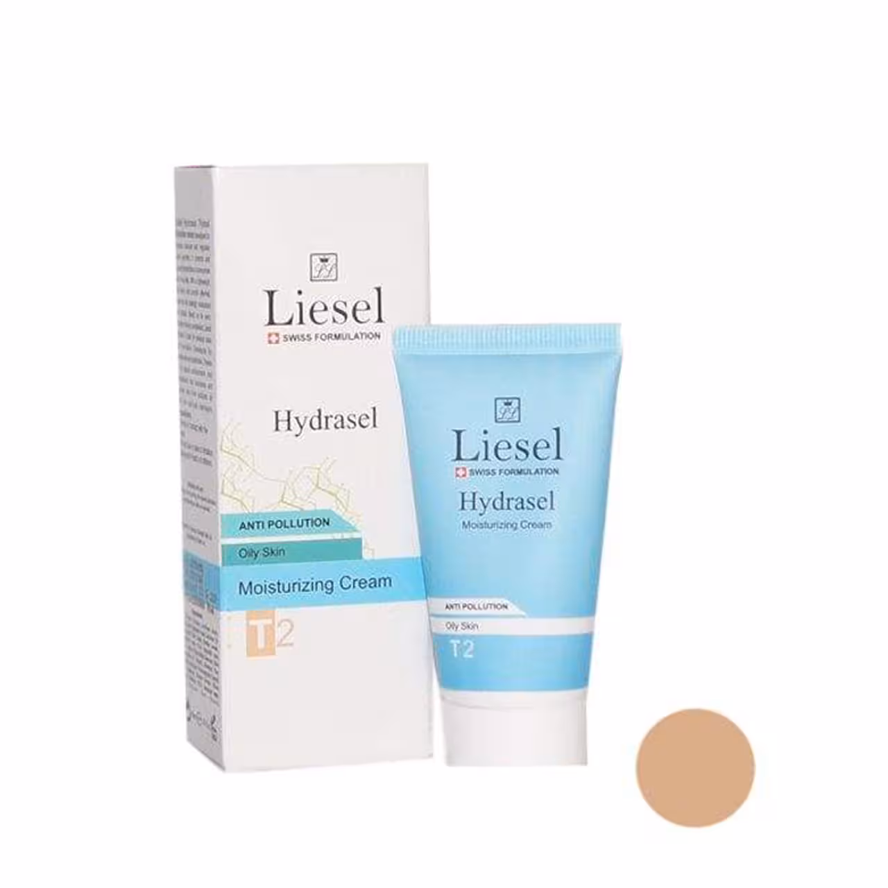 کرم مرطوب کننده رنگی هیدراسل لایسل شماره T2 حجم 30 میلی لیتری