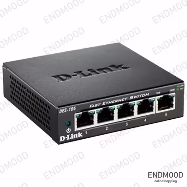 سوییچ 5 پورت دسکتاپ دی لینک مدل DES-105