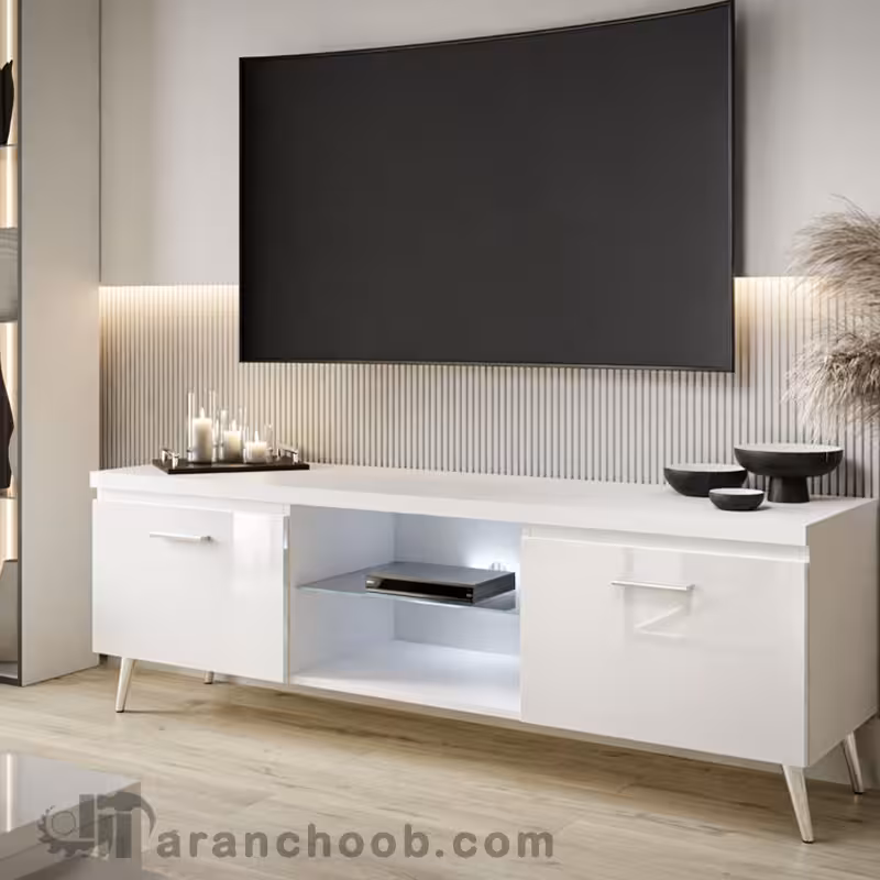 میز تلویزیون چوبی