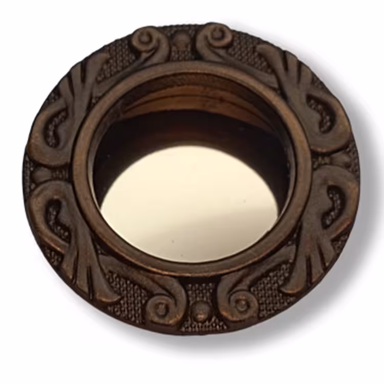 دستگیره توکارکلاسیک رنگ کافی(شکلاتی) کاپران با 2 سال ضمانت تعویض