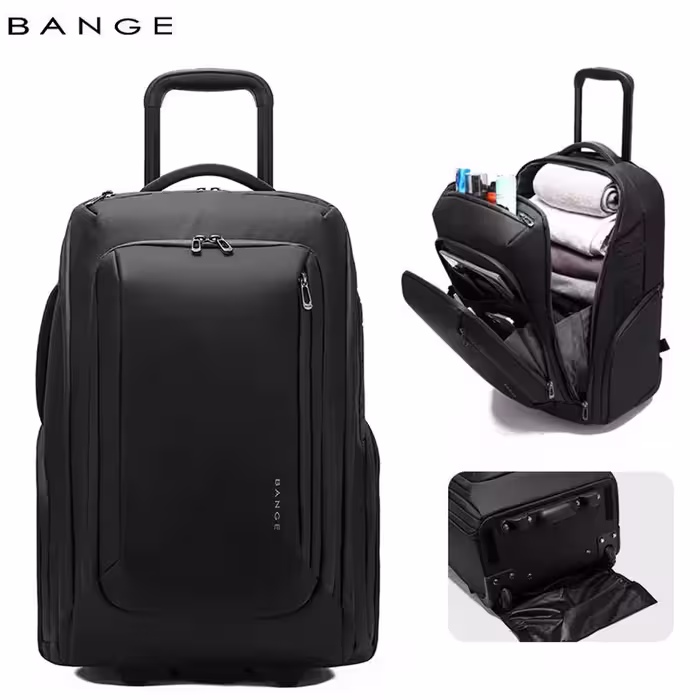 کوله پشتی مسافرتی چرخ دار 50 لیتری بنج BANGE BG-8079