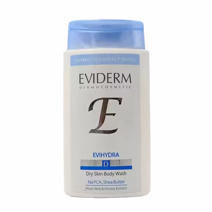شامپو بدن اوی هیدرا مناسب پوست های خشک اویدرم Eviderm Evihydra Dry Skin Body Wash