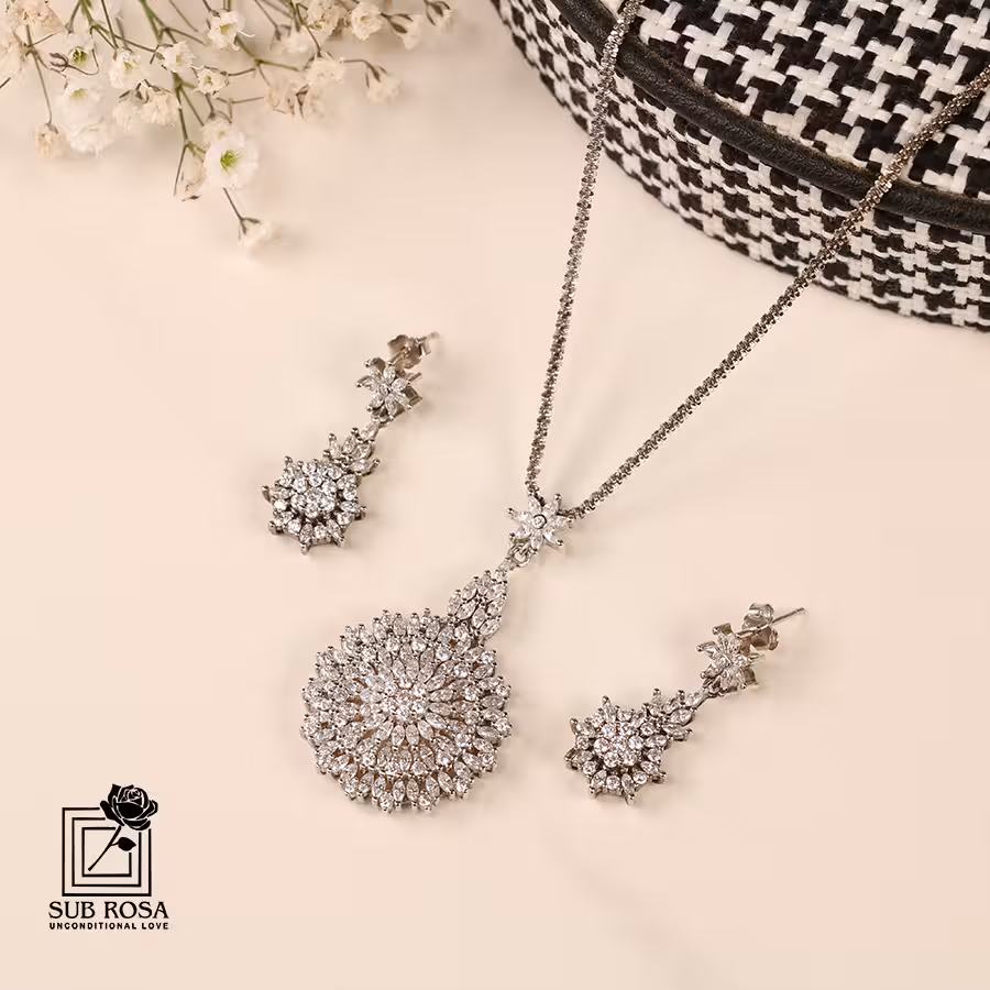 نیم ست نقره 11740