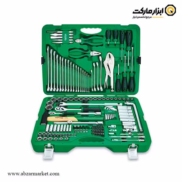 جعبه ابزار تاپ تول با لوازم 150 عددی مدل GCAI150R