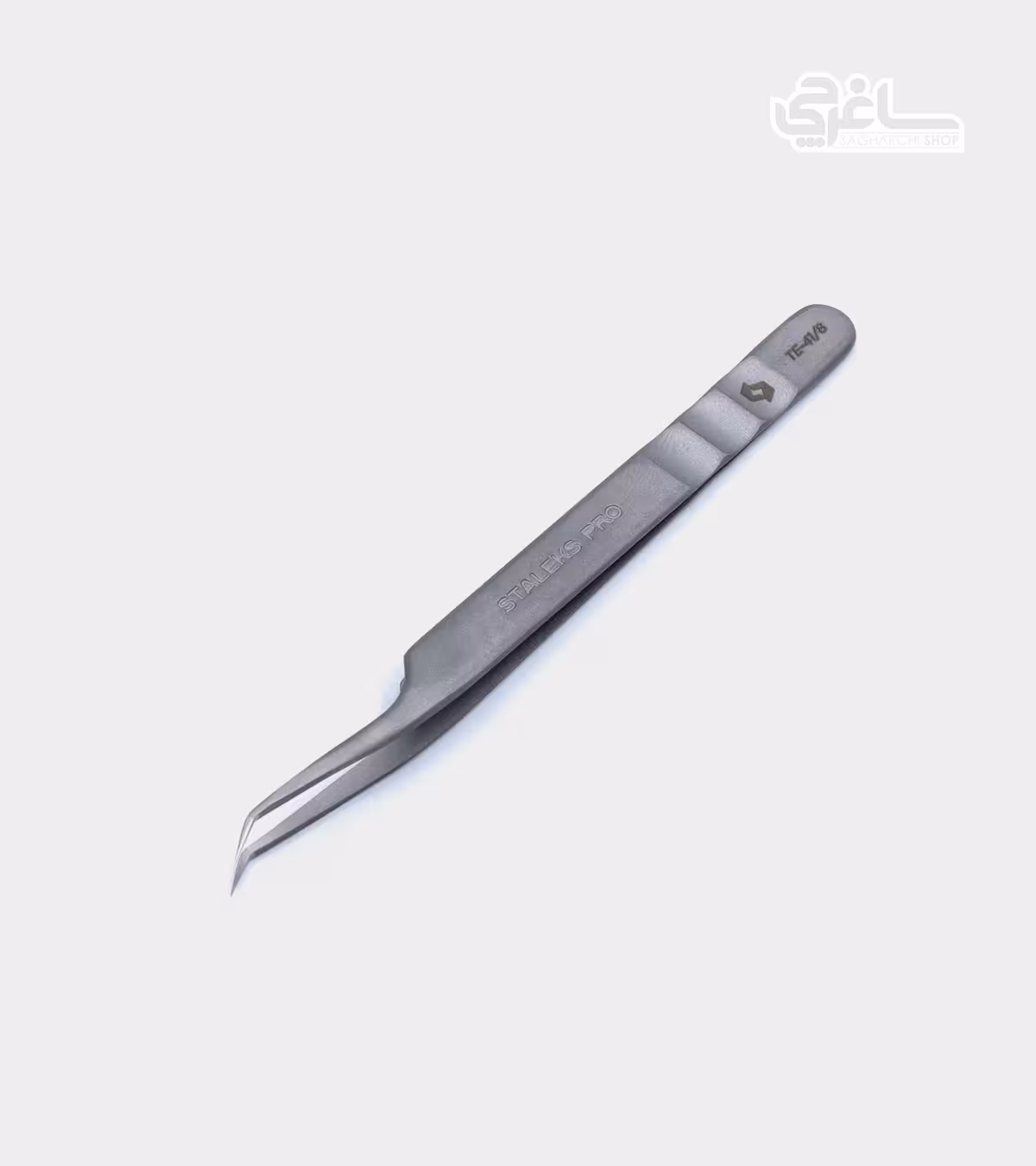 پنس حرفه‌ای مژه برند STALEKS PRO مدل 41/8