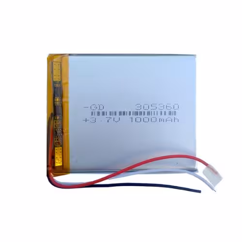 باتری پلیمر سایز 305360 ظرفیت 1000 میلی آمپر