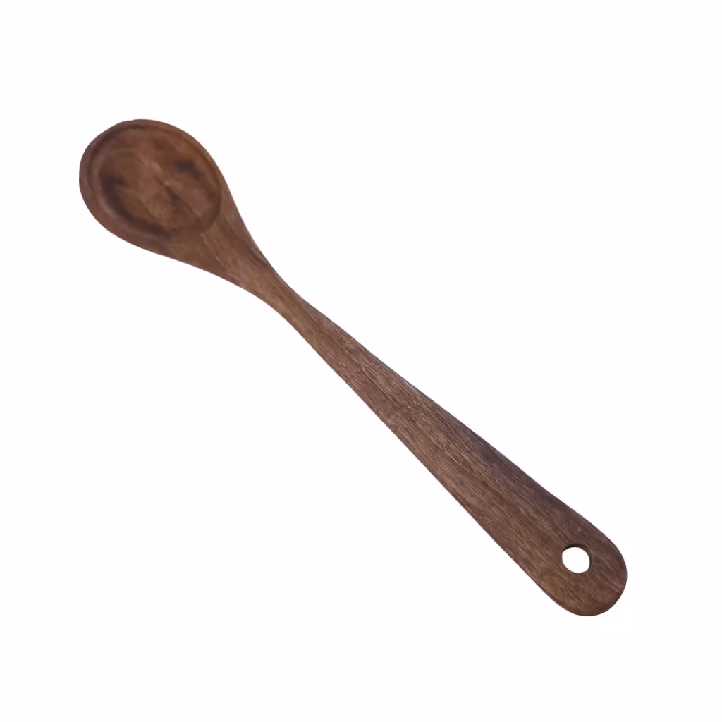 قاشق دسته پهن چوبی بلند31.5 سانت کد WD5904