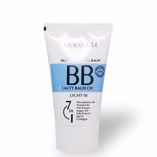 بی بی کرم 7 در 1 فارماسی رنگ روشن 01 با SPF15 حجم 50 میل