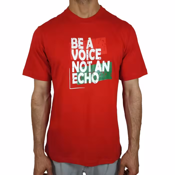 تیشرت نخ پنبه اکو قرمز کد 1041190